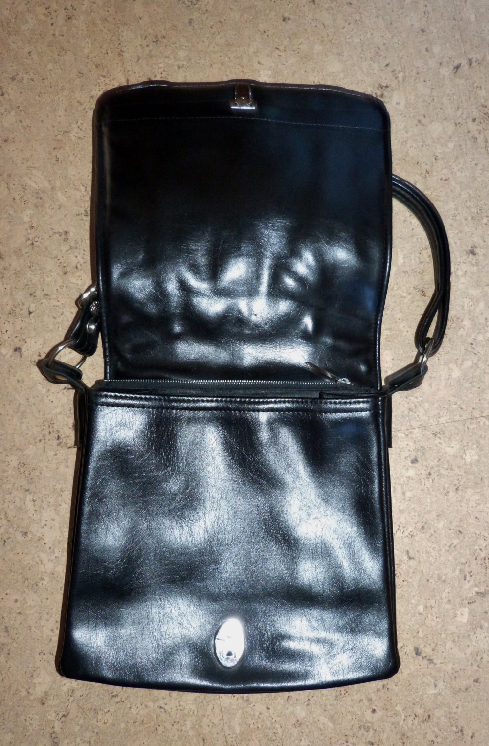 Handtasche, Tasche, schwarz, Vintage