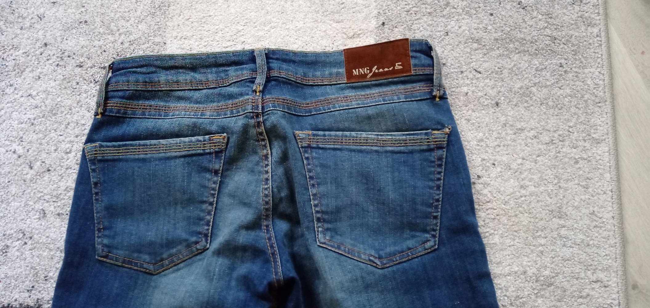 Jeans, Gr. 36, 7/8 Länge, von Mango