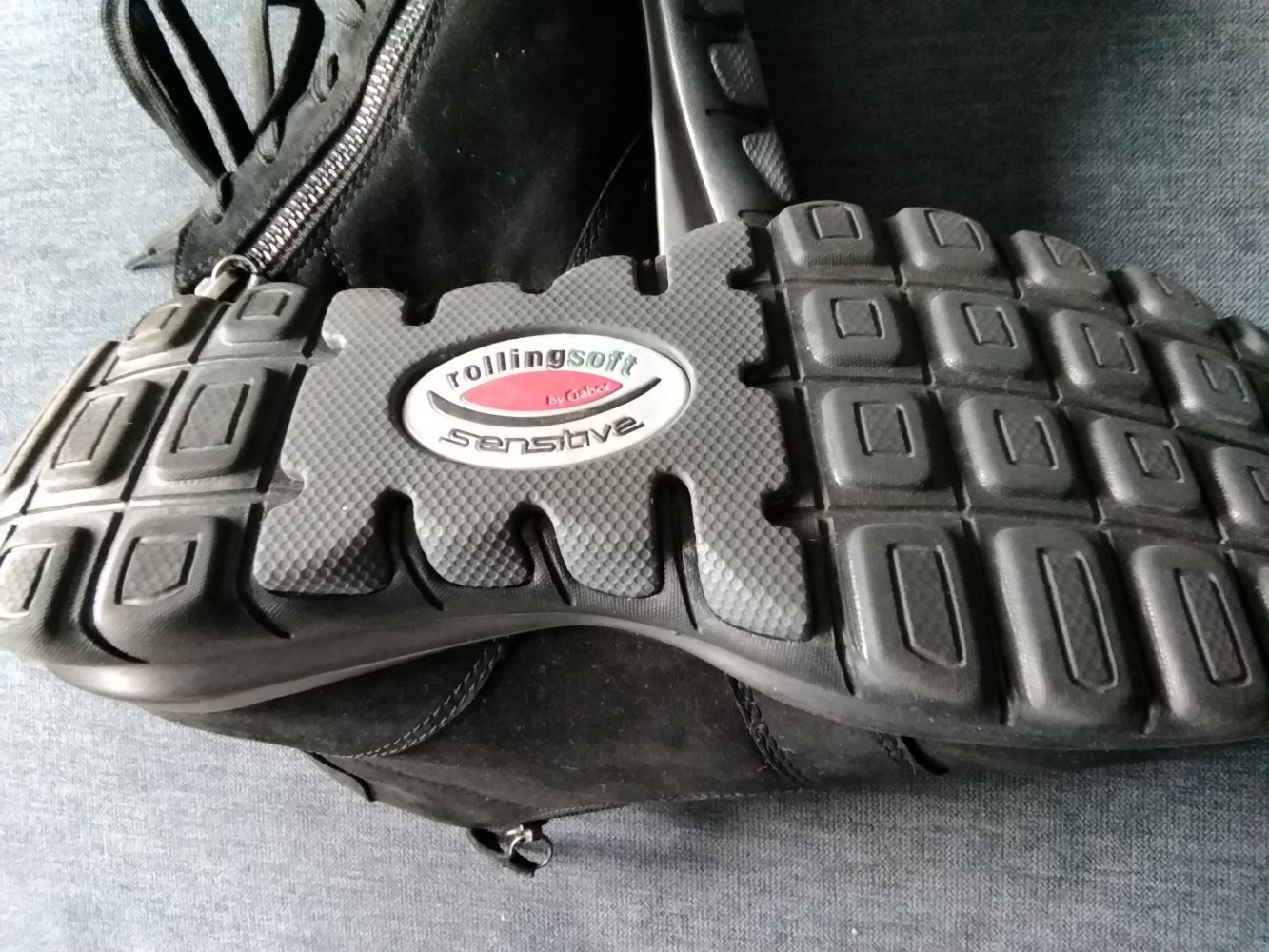  Stiefeletten, Gr. 37, schwarz, rollingsoft by Gabor