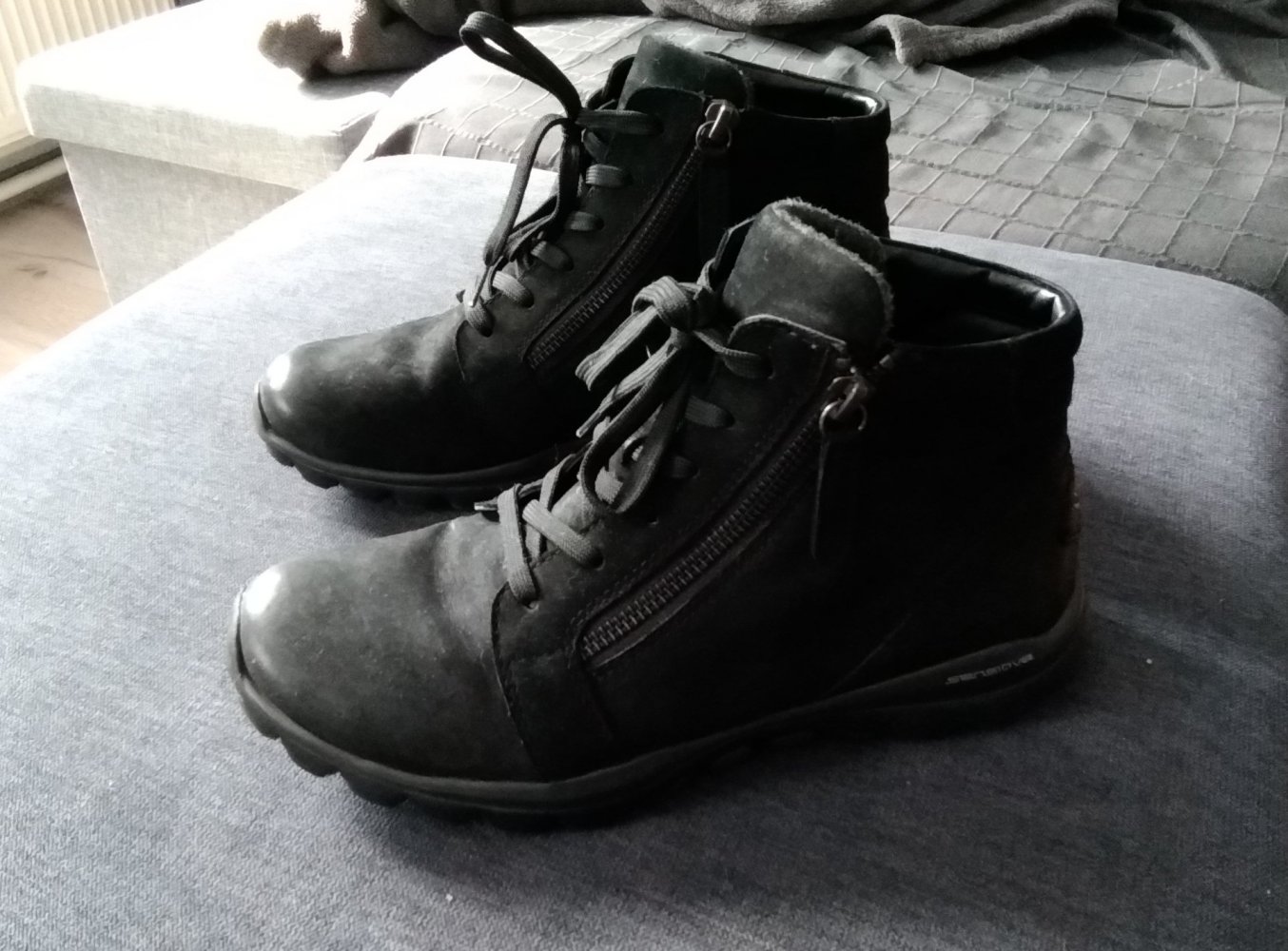  Stiefeletten, Gr. 37, schwarz, rollingsoft by Gabor