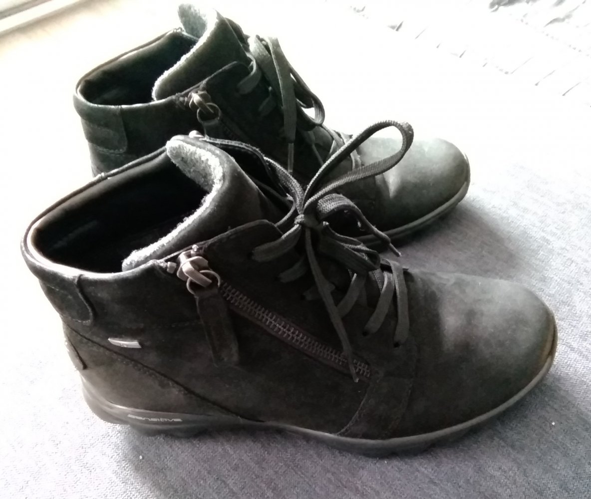  Stiefeletten, Gr. 37, schwarz, rollingsoft by Gabor