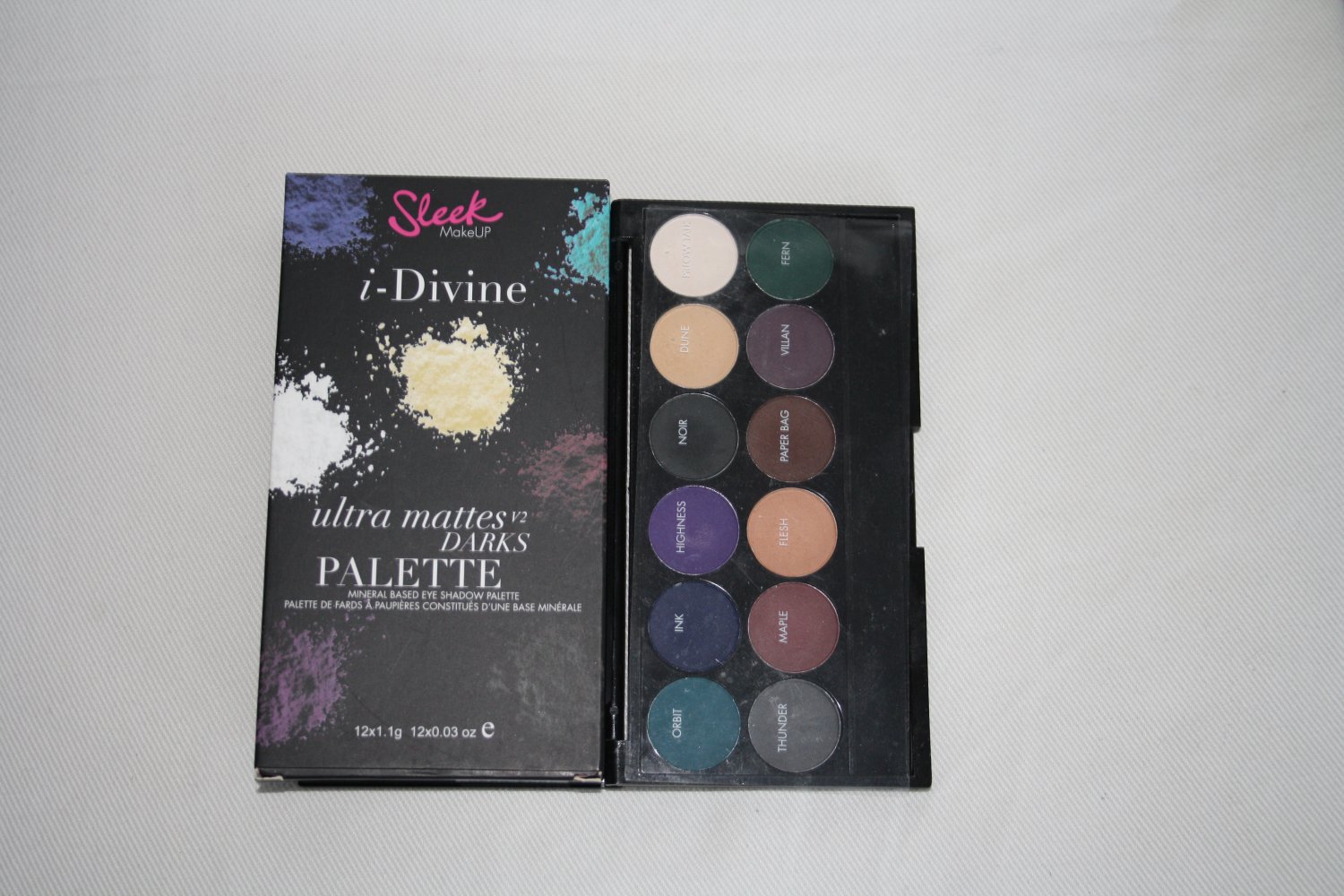 Sleek Lidschattenpalette Ultra Mattes Dakrs V2 731 Palette 