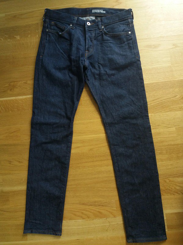  Bluejeans blaue Jeans H&M Slim low waist  Ungetragene Jeans in 32/32 Slim Low Waist