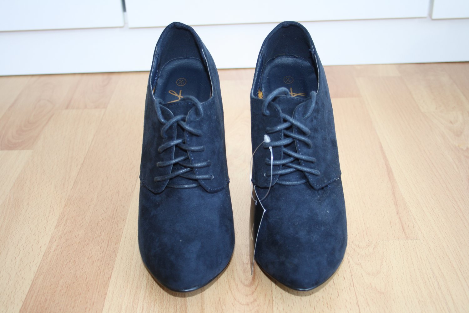 * High Heels zum Schnüren blau marineblau