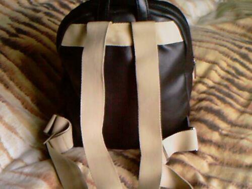 Original Kunstleder Rucksack Fossil schwarz