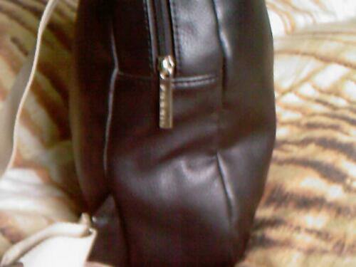 Original Kunstleder Rucksack Fossil schwarz