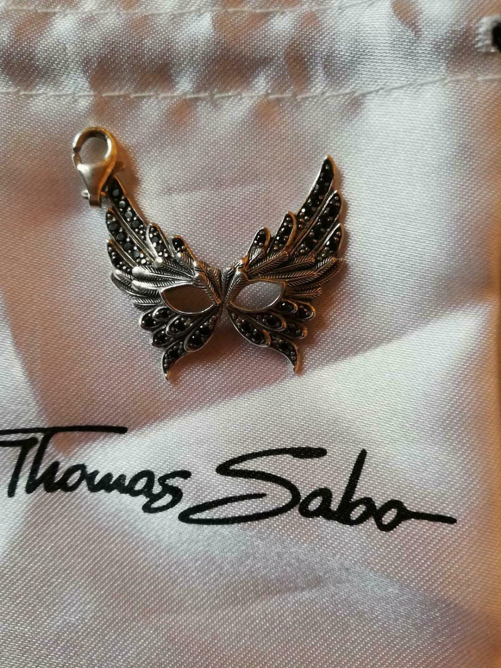 Thomas Sabo großer Kettenanhänger Zirkonia besetzt Rar