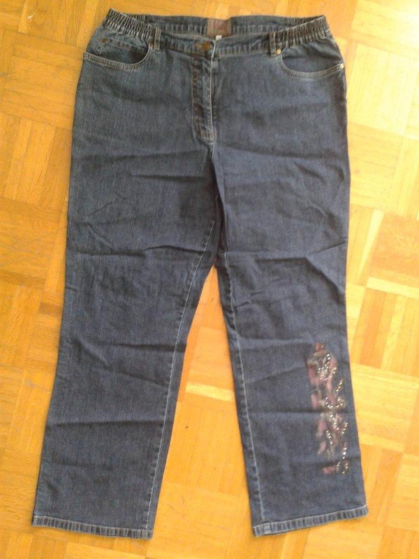tolle Jeans mit Motiv Gr.48 neuwertig