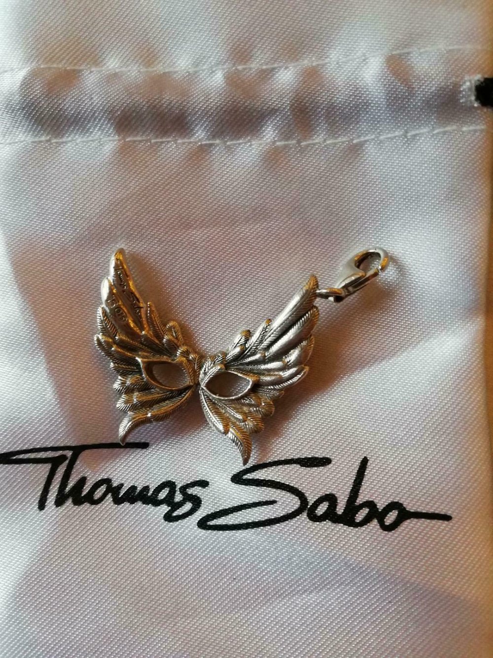 Thomas Sabo großer Kettenanhänger Zirkonia besetzt Rar