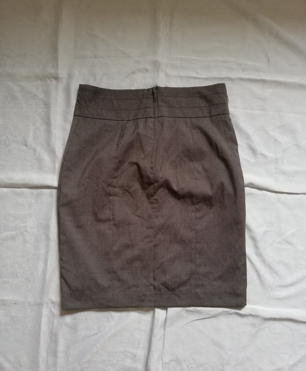 Schicker Rock high waist in Grau von H&M