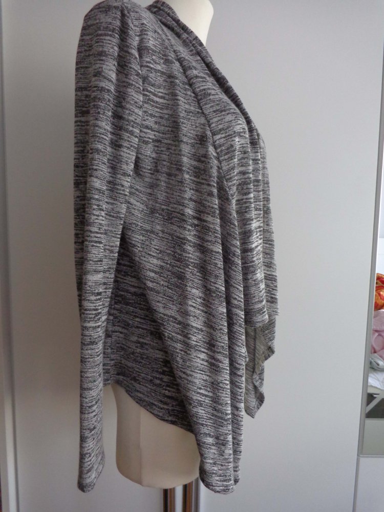 Cardigan mit fallendem Kragen
