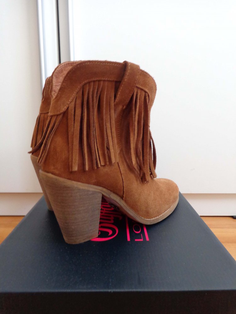 Stiefeletten mit Fransen -NEU-