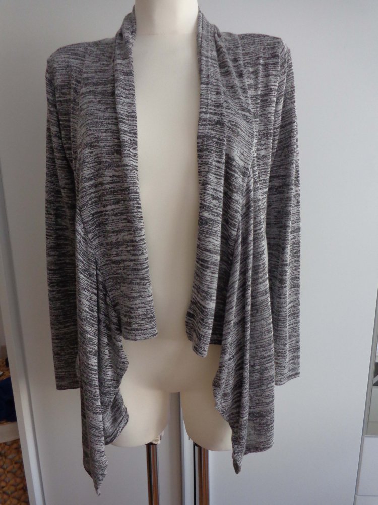 Cardigan mit fallendem Kragen