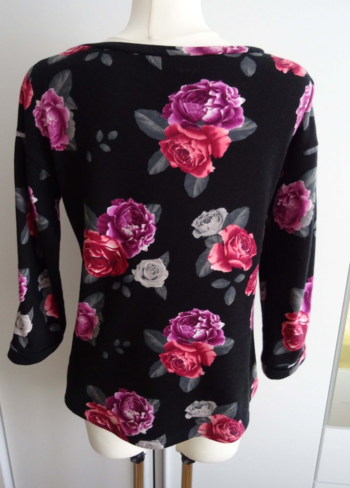 Sweater mit Blumen-Motiv