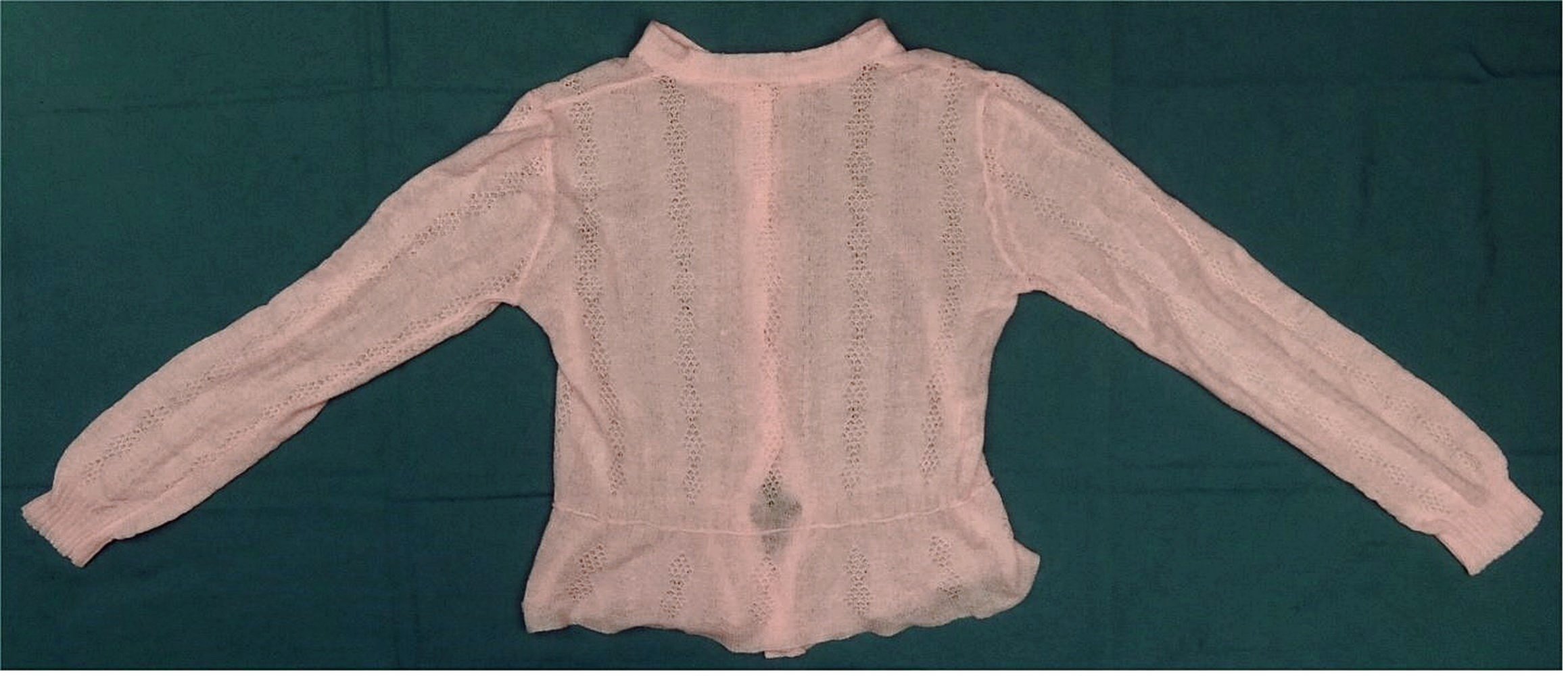 leichte Sommer-Strickjacke in rosa - Größe 44/46 - Polyacryl