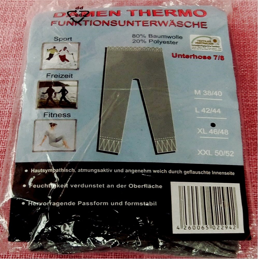 Damen Thermo Funktionsunterwäsche - Unterhemd und Unterhose - Gr. XXL und Gr. XL - Neu / OVP