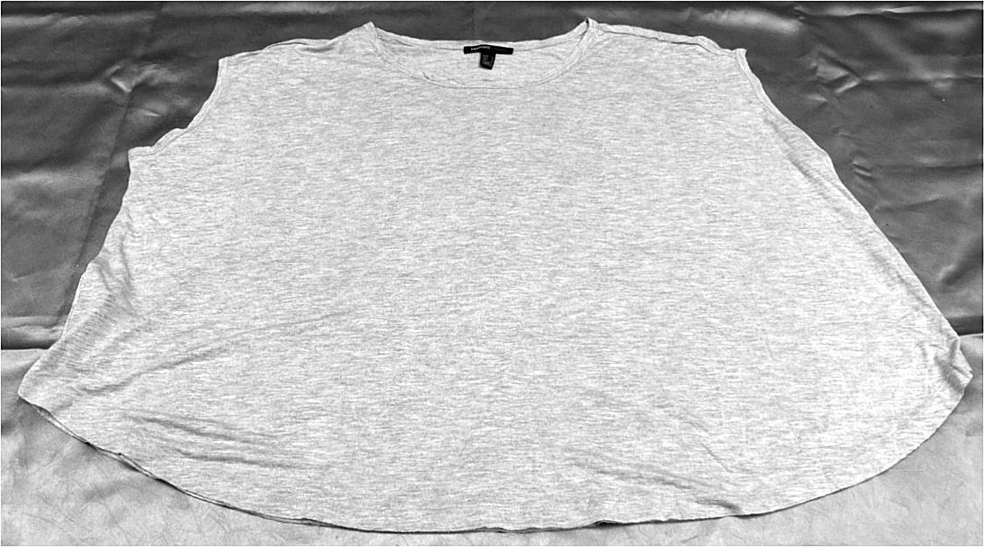 Mango T-Shirt - ärmellos - grau - Größe L