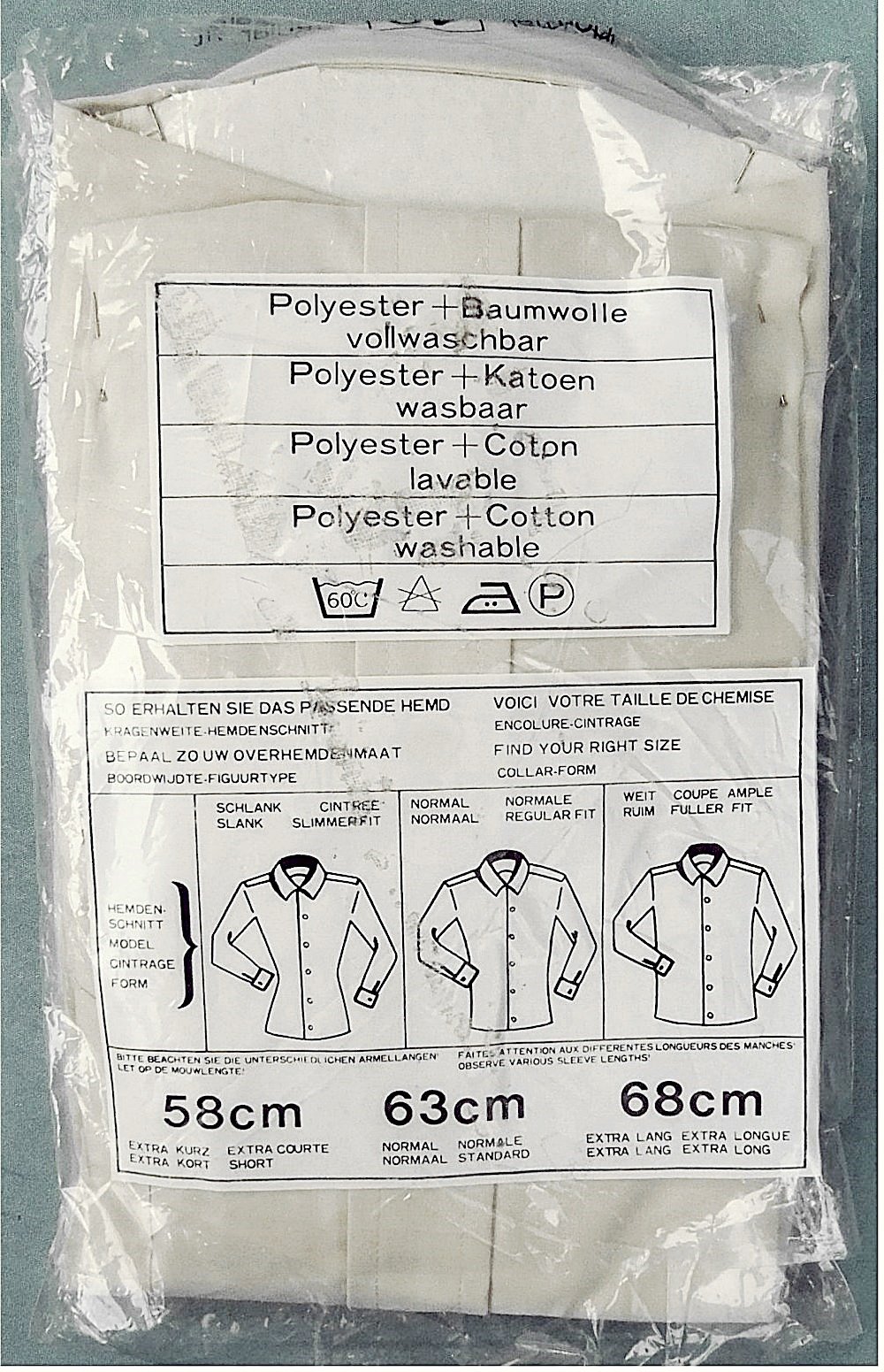 Neu : TOM Herrenhemd Oberhemd Businesshemd Hemd Cityhemd - Gr. 40 hellbeige