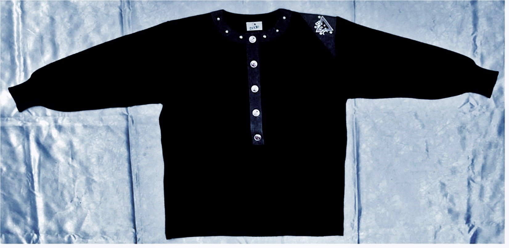 Pullover von bode - Mit Knöpfen - Dunkelblau - Größe 42 