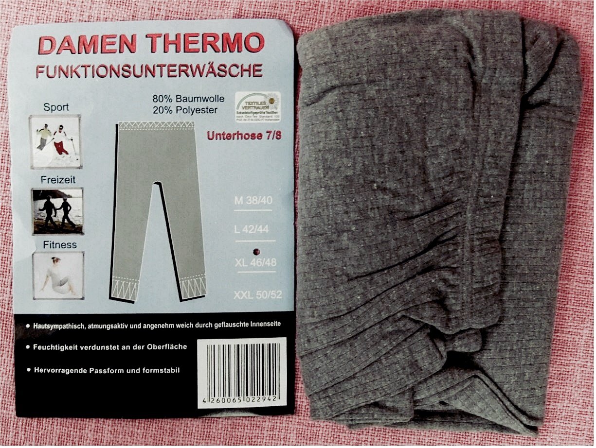 Damen Thermo Funktionsunterwäsche - Unterhemd und Unterhose - Gr. XXL und Gr. XL - Neu / OVP
