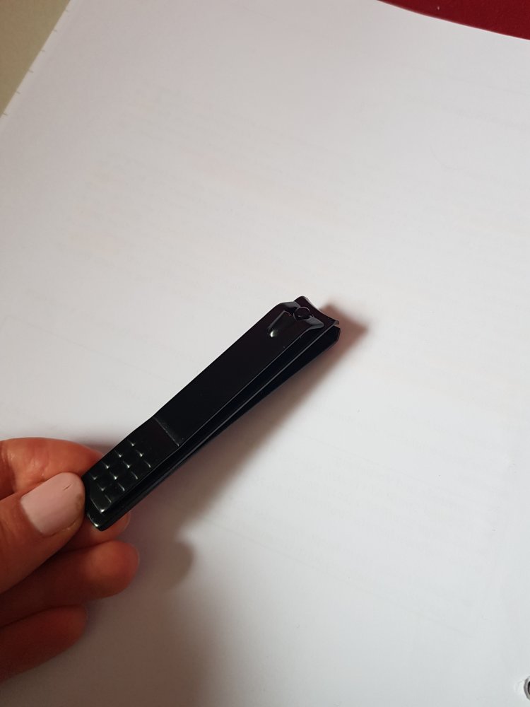 Neu nagelknipser nagelschneider Zeh Finger schwarz 