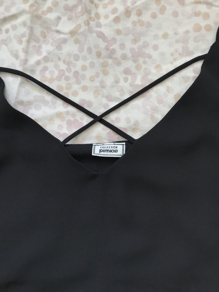 Chiffon Top mit Schnürung 