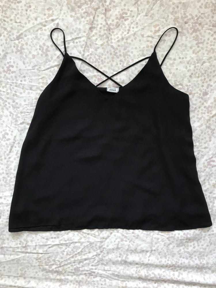 Chiffon Top mit Schnürung 