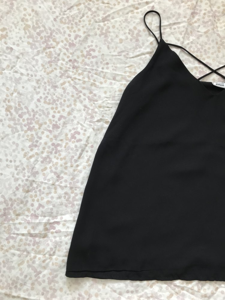 Chiffon Top mit Schnürung 