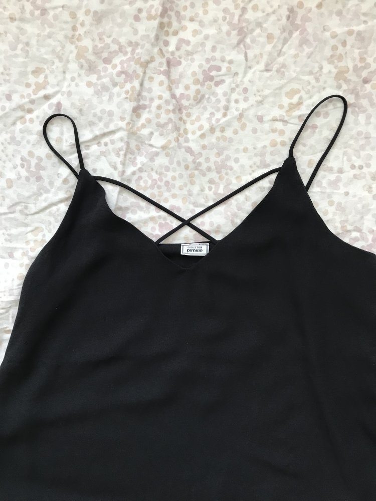 Chiffon Top mit Schnürung 