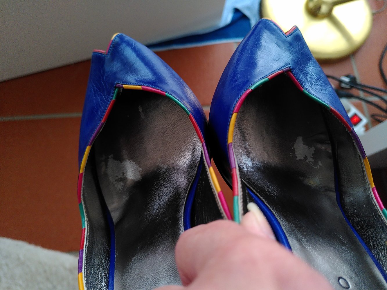 Echt vintage Peeptoes Echtleder Gr. 36/37