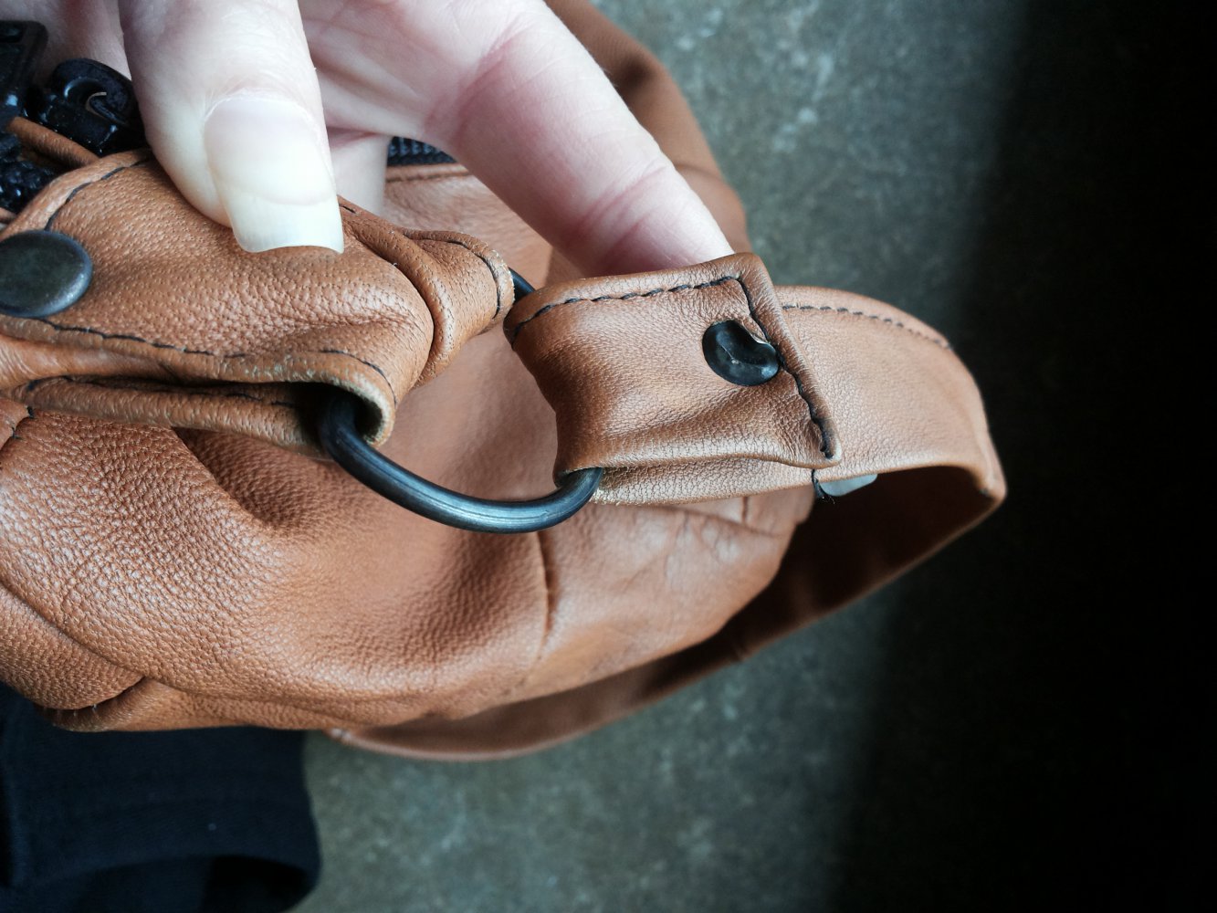 Umhängetasche Echtleder