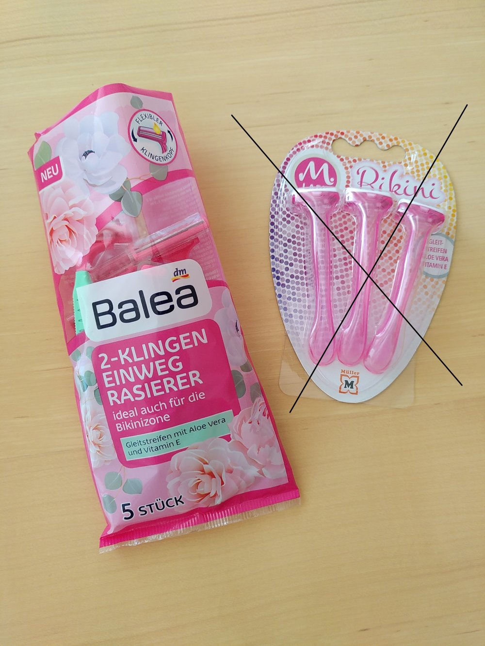 5 Einwegrasierer von Balea