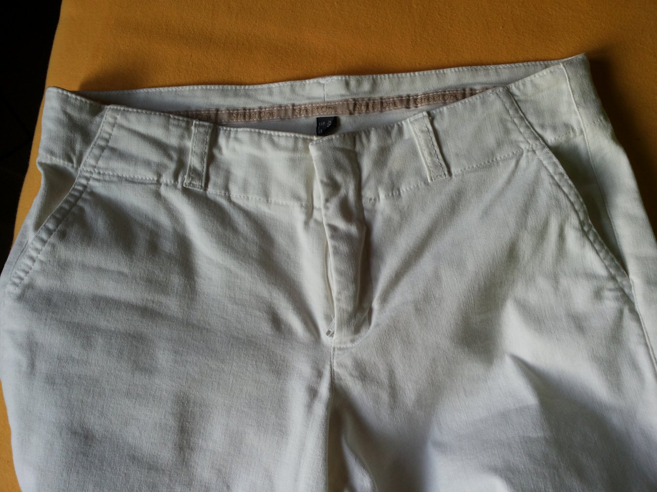 Weiße Sommerhose von Street One, Modell Alyssa superlong, stretch