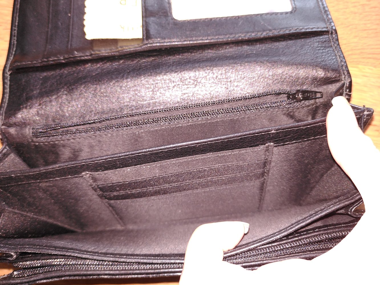 Großer Geldbeutel Echtleder Geldbörse