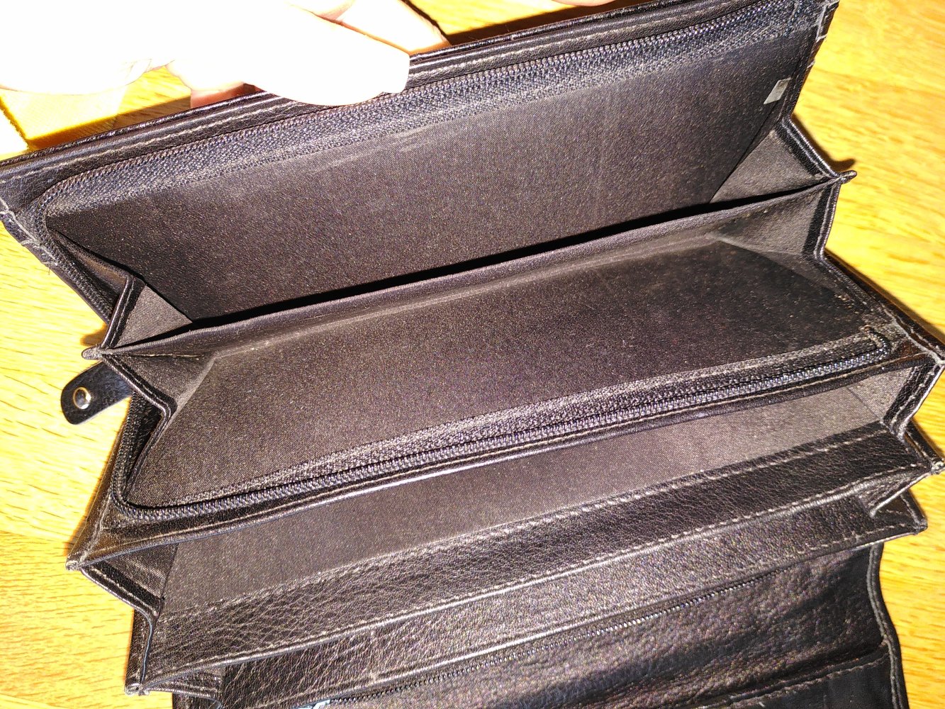 Großer Geldbeutel Echtleder Geldbörse