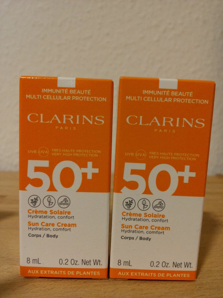 Clarins Sonnencreme Proben