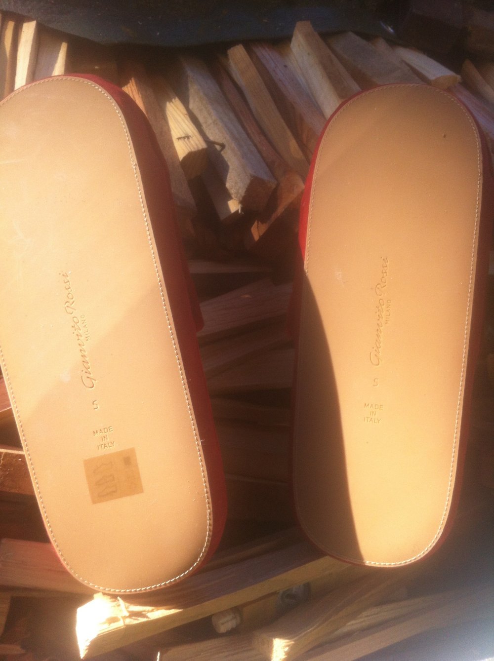 Gianvito Rossi- Samt-Pantoffeln, S, ( 36-38 ), NEU