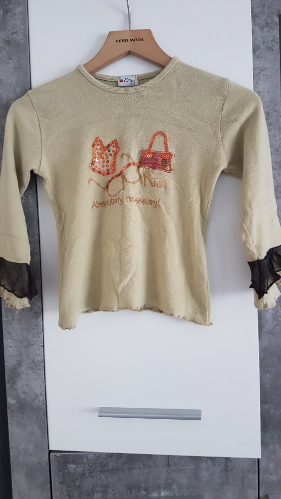 Mädchen Pullover olivgrün