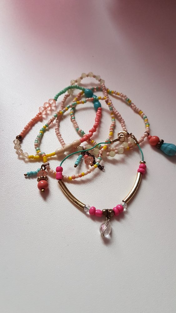 Bunte Armreifen - I am