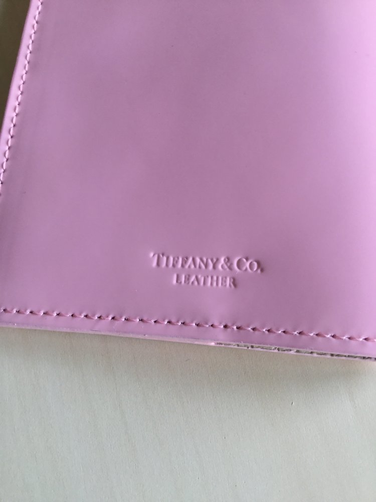 Original Tiffany & Co. Passhülle Passport Cover Lackleder New York 5th Avenue