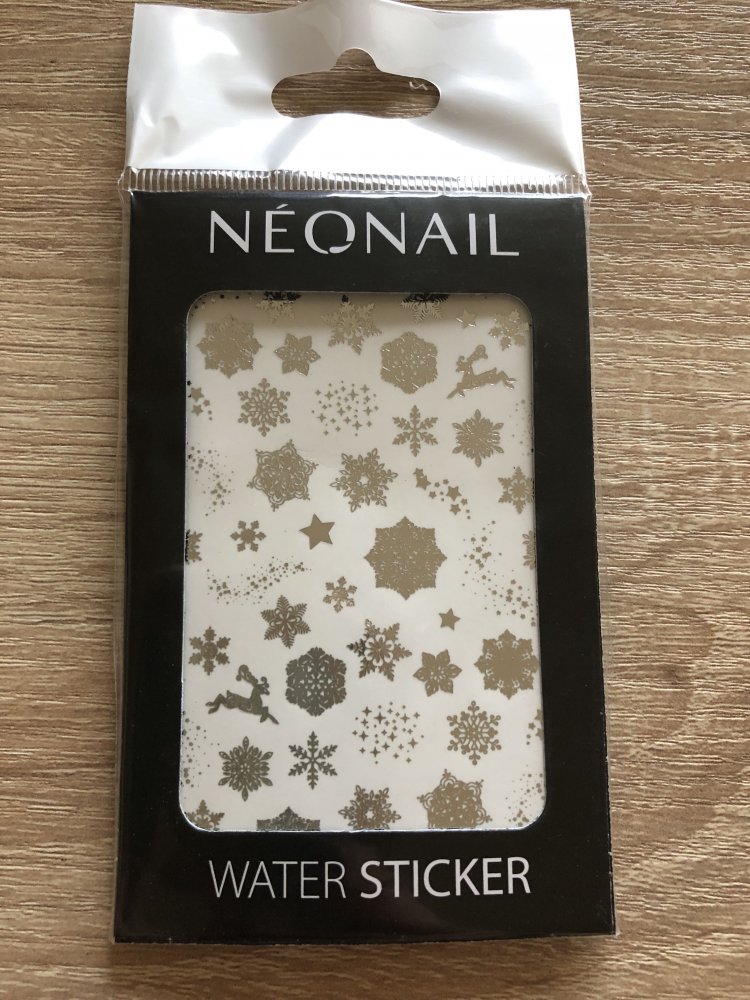 Neue NeoNail Water Sticker Silber Weihnachten Winter OVP