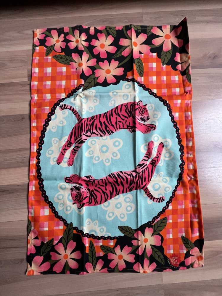 Neues Geschirrhandtuch The Neighbourhood Threat UK Tea Towel Tiger