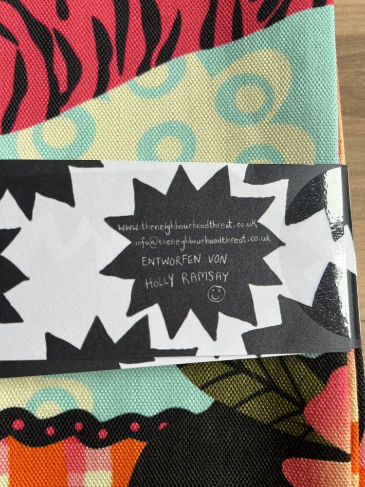 Neues Geschirrhandtuch The Neighbourhood Threat UK Tea Towel Tiger