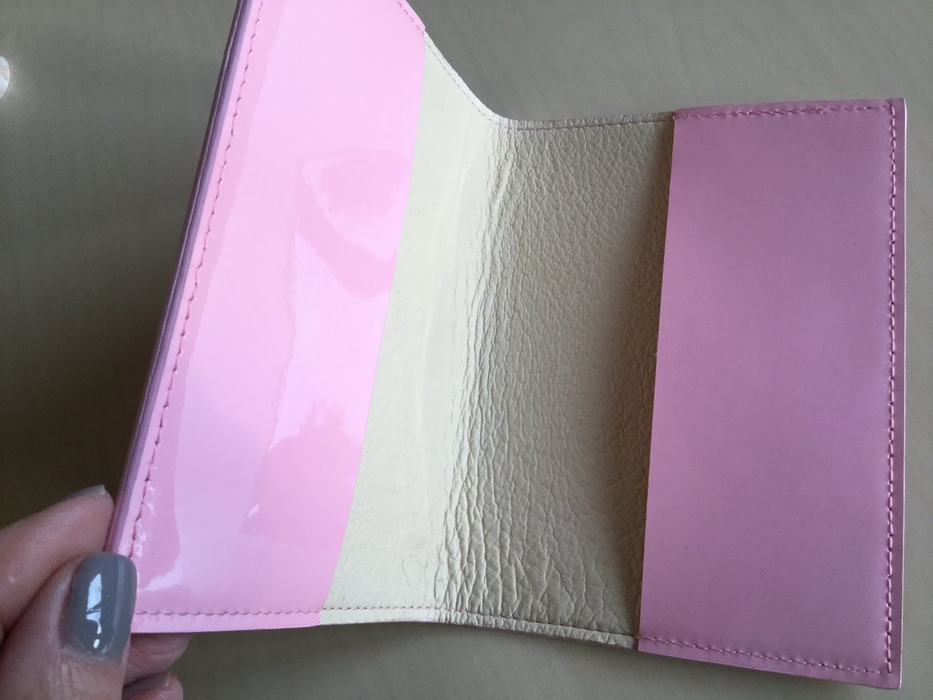 Original Tiffany & Co. Passhülle Passport Cover Lackleder New York 5th Avenue