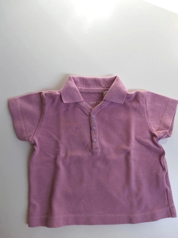 Hess Natur Baby Poloshirt rosa Bio öko kvb