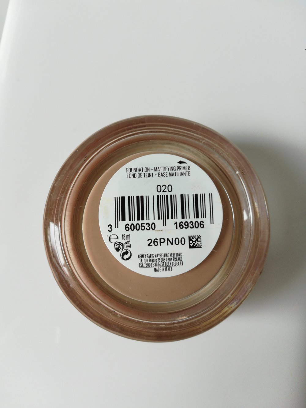 Maybelline New York dream matte mousse 020