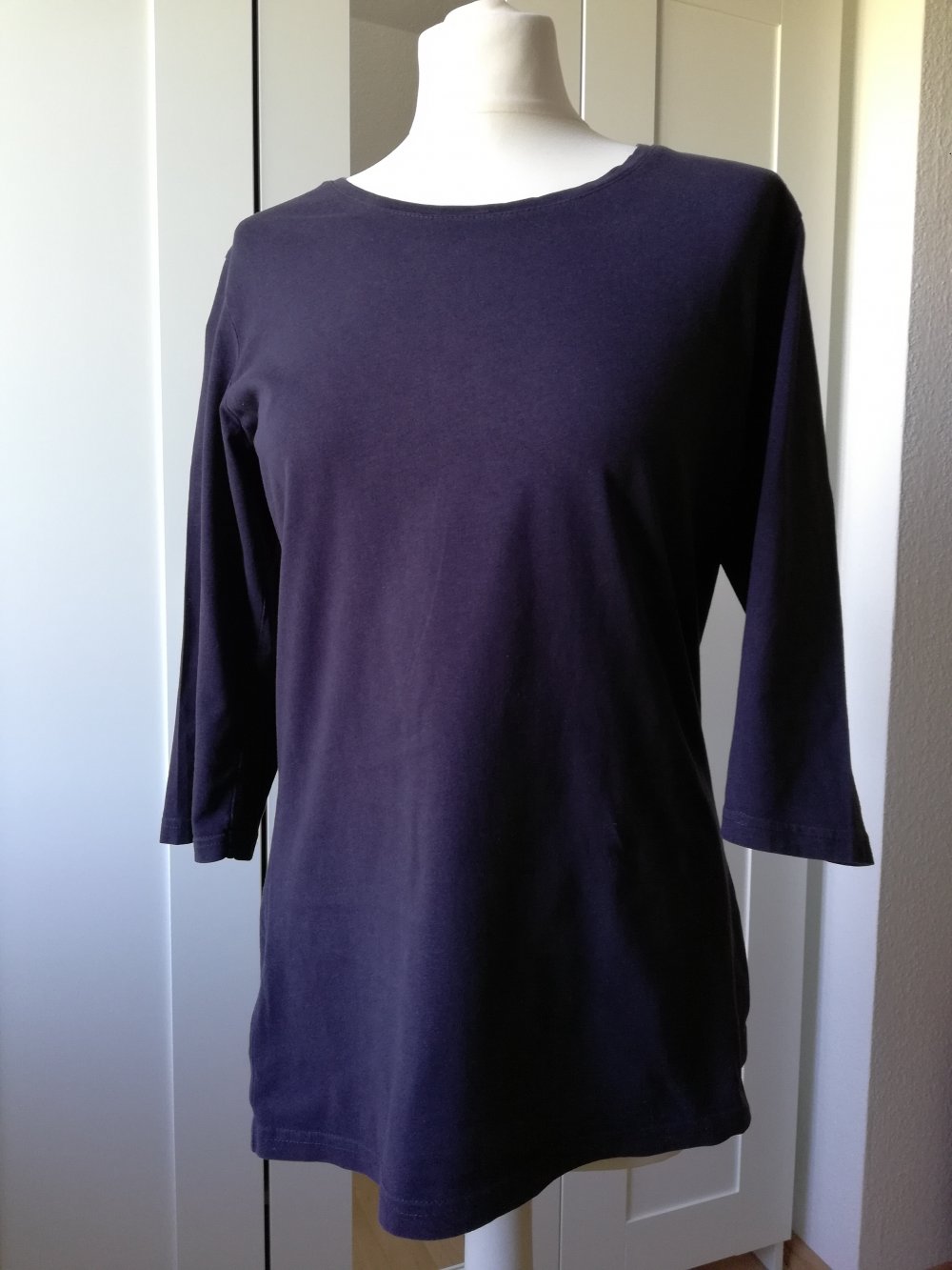3/4-Arm basic Oberteil Dunkelblau Gr. 42