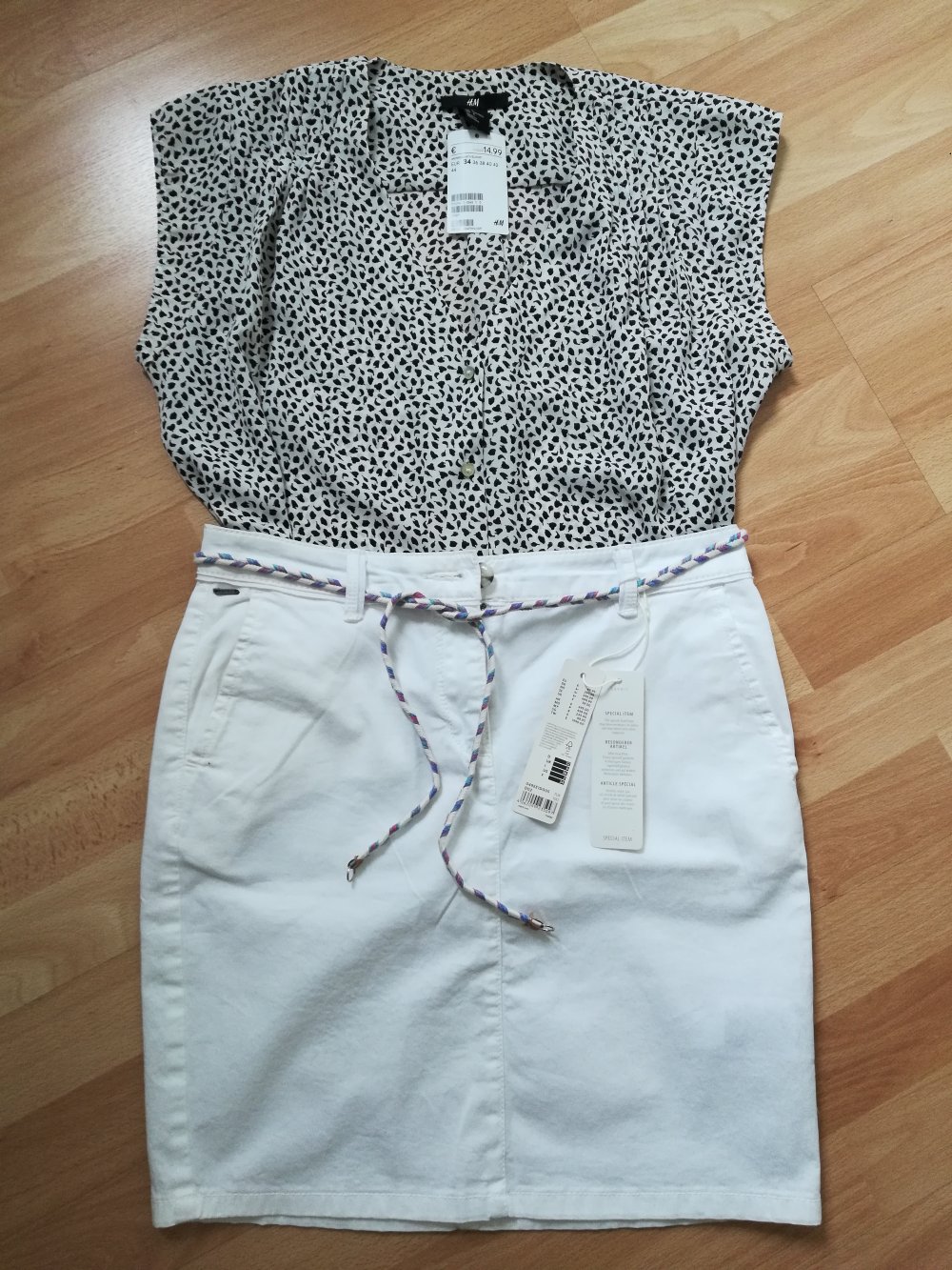 Neue ungetragene Bluse ärmellos von H&M Gr. XS / S
