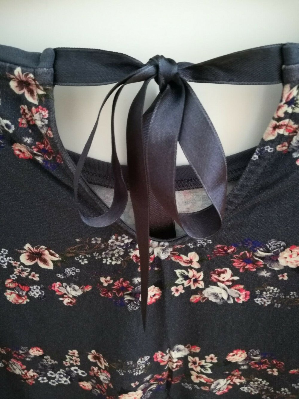 Street One Blumen Print Tshirt Gr. 36 S oder 38 40 M dunkelblau