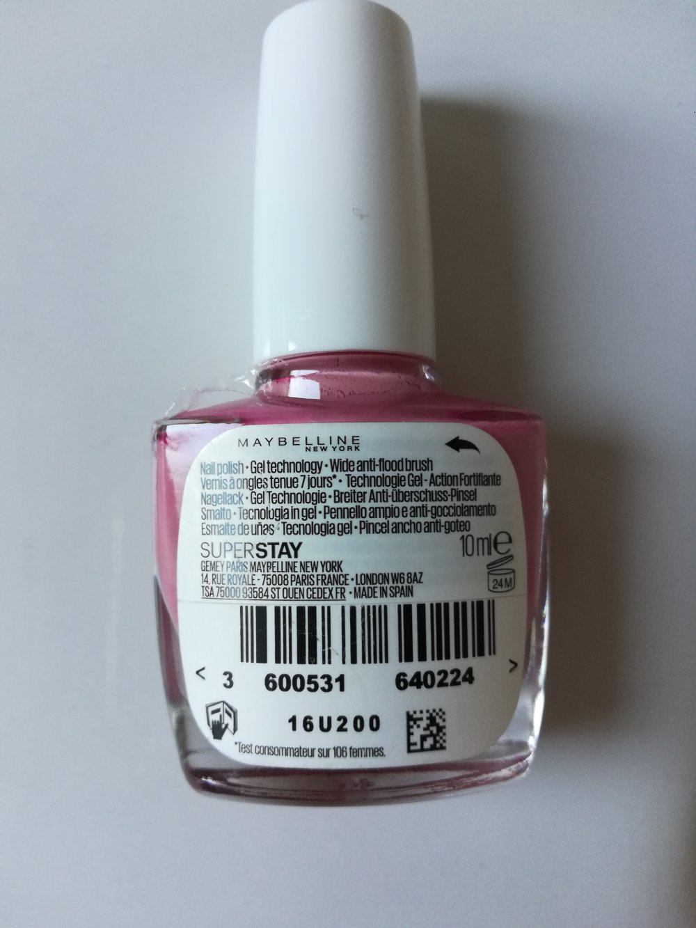 Maybelline superstay Nagellack pink about it 926 nail polish